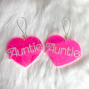 #JAZZYAUNTIE - Auntie Heart Earrings