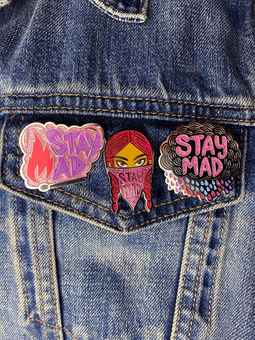STAY MAD - Pin Trio
