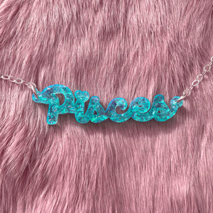 MICHELLE SOUND x PISCES birthday necklace