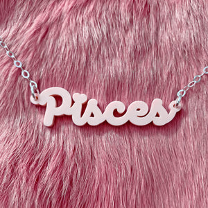 MICHELLE SOUND x PISCES birthday necklace