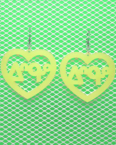 #NEONSUMMER iskwēw heart hoops